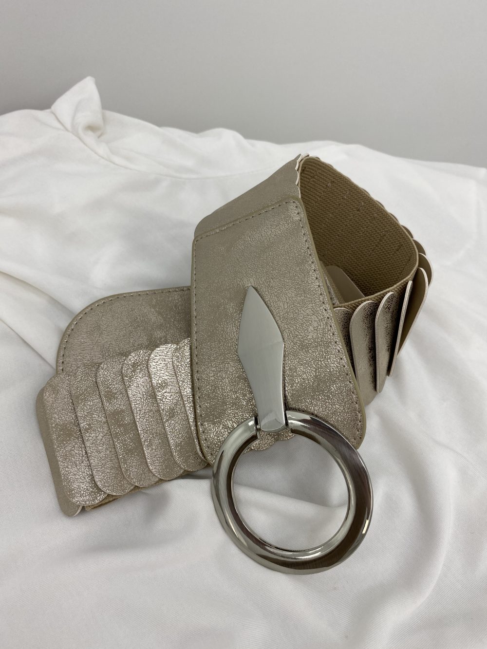CINTURÓN HEBILLA ORO