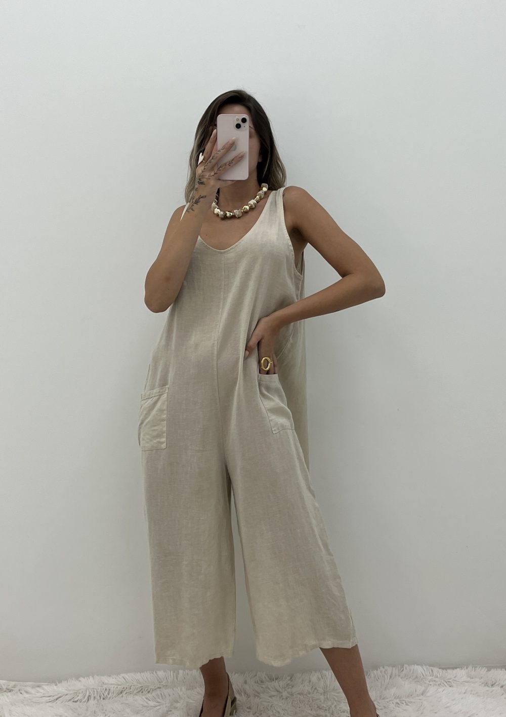 MONO BOLSILLO BEIGE - Imagen 2