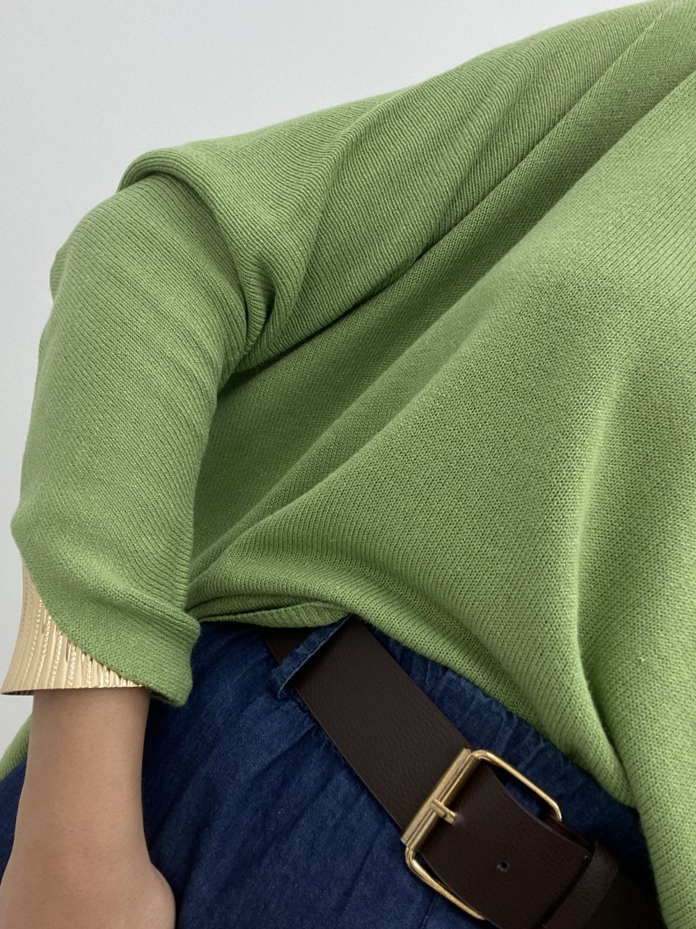JERSEY PUNTO FINO VERDE - Imagen 2
