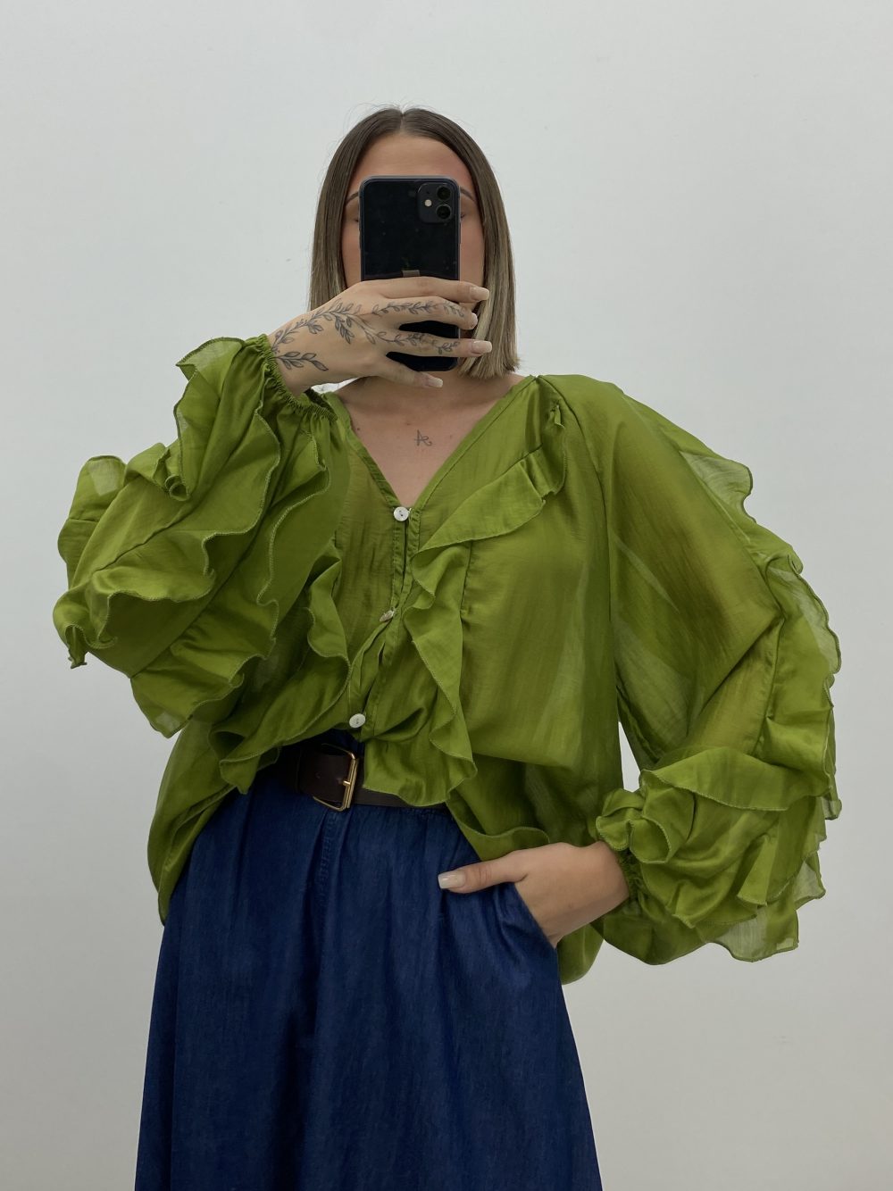 BLUSA ILUSIÓN PISTACHO