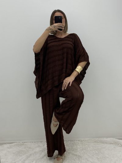 PANTALÓN GASA ARRUGADA