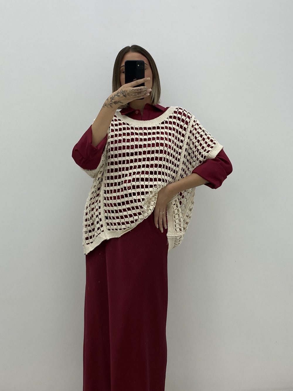 JERSEY CALADO BEIGE - Imagen 2