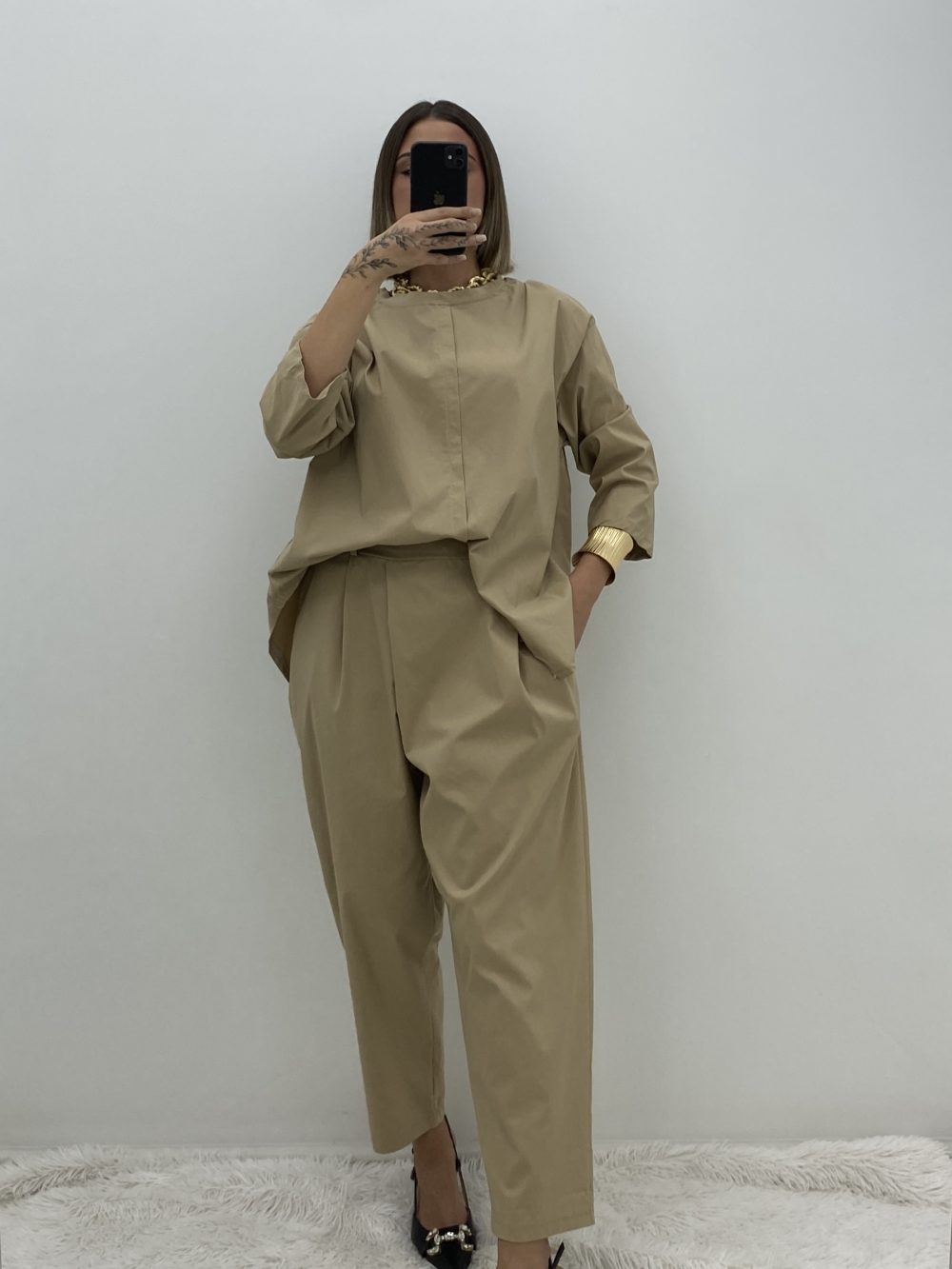 PANTALÓN JOGGER PAREO BEIGE