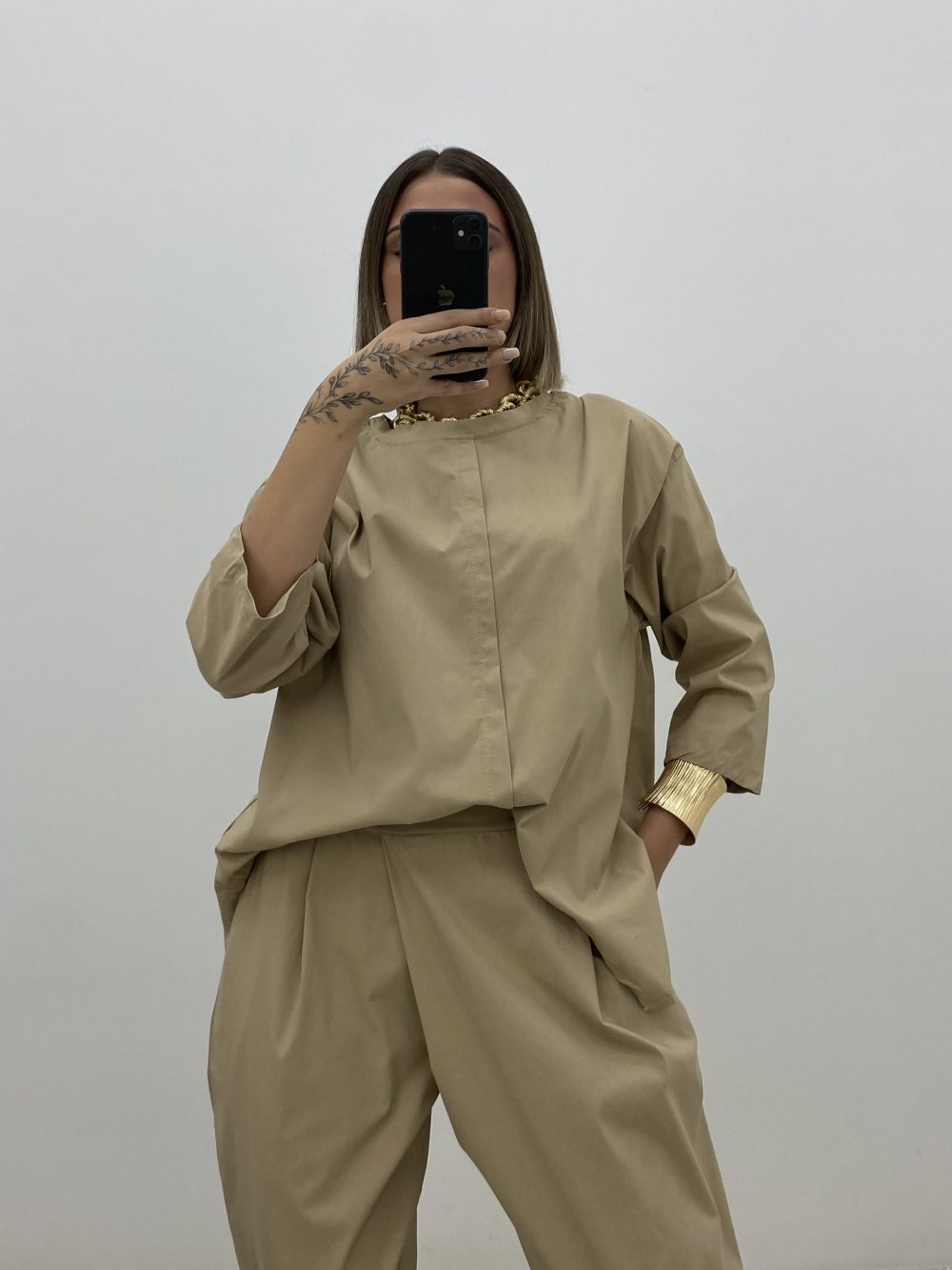PANTALÓN JOGGER PAREO BEIGE - Imagen 4