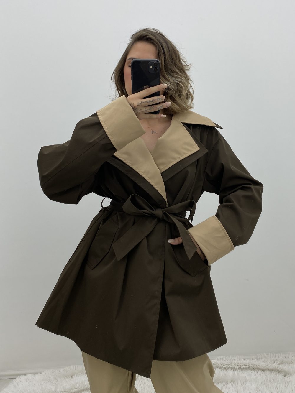 GABARDINA DOBLE SOLAPA