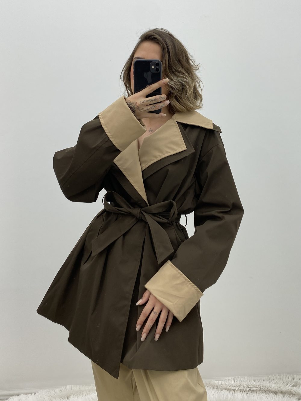 GABARDINA DOBLE SOLAPA - Imagen 2