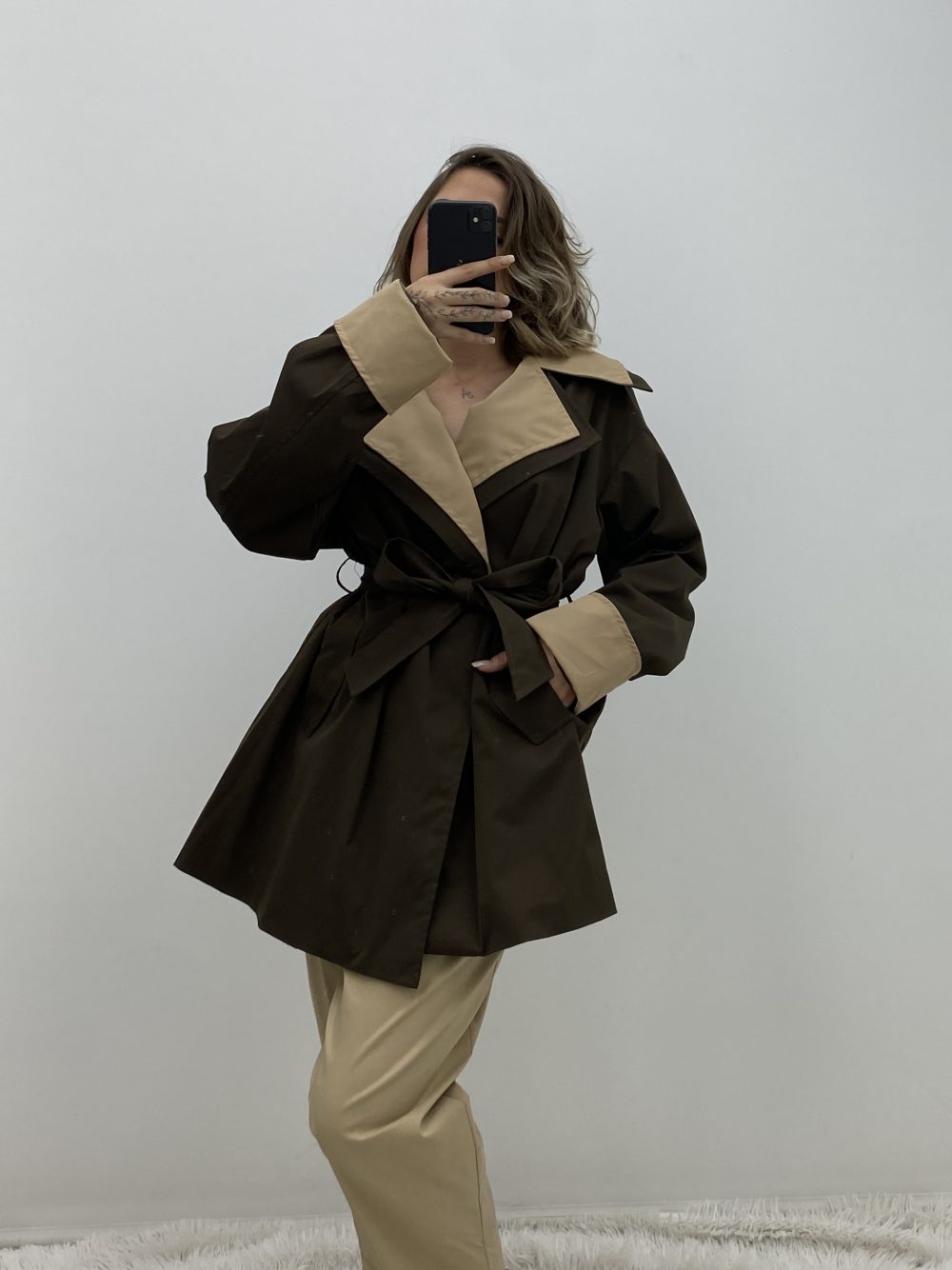 GABARDINA DOBLE SOLAPA - Imagen 3