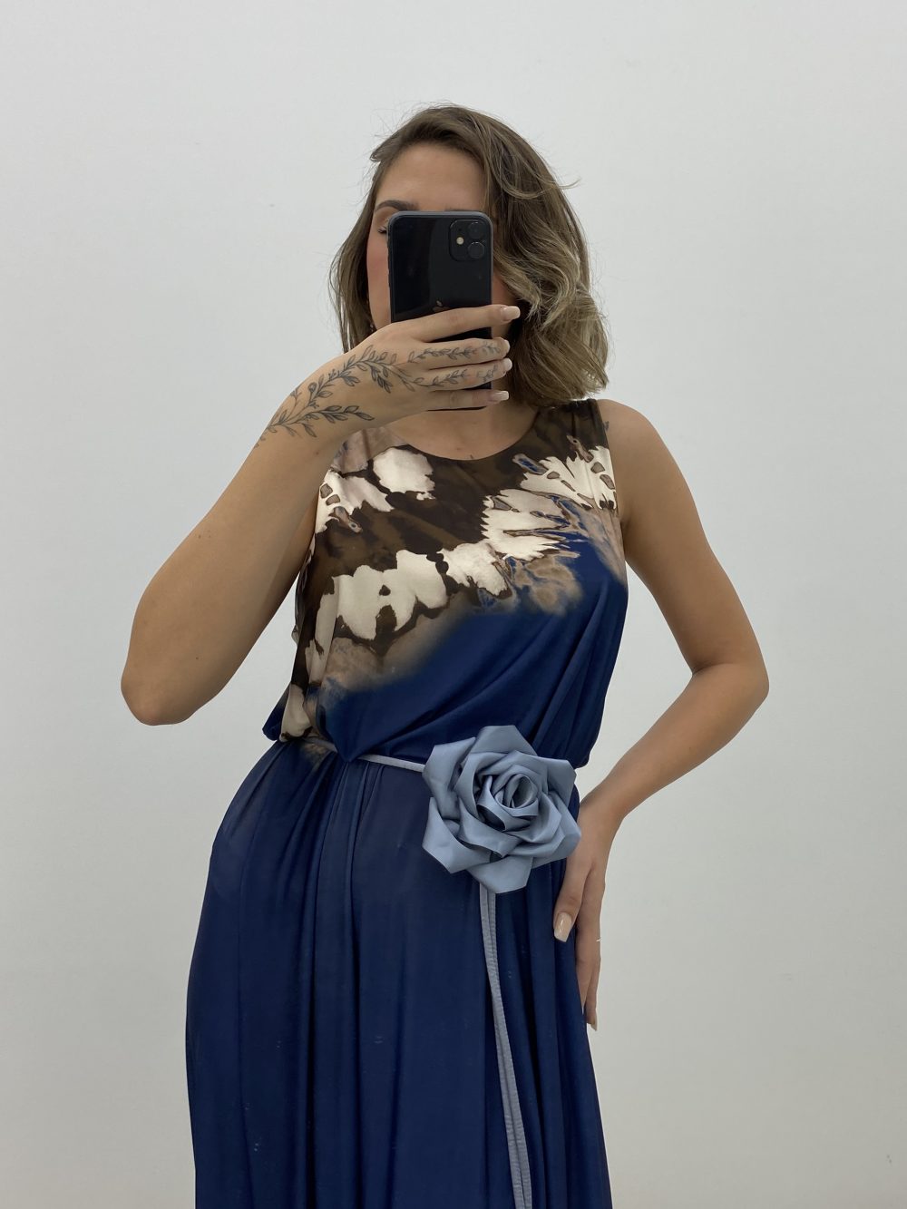 CINTURÓN FLOR AZÚL