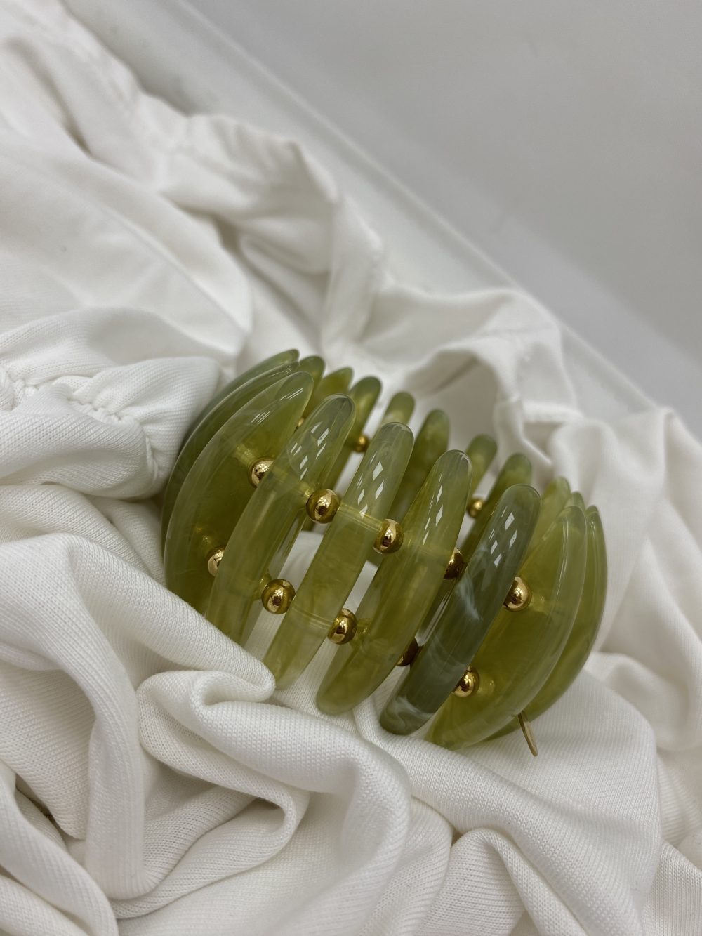 BRAZALETE DIENTES VERDE