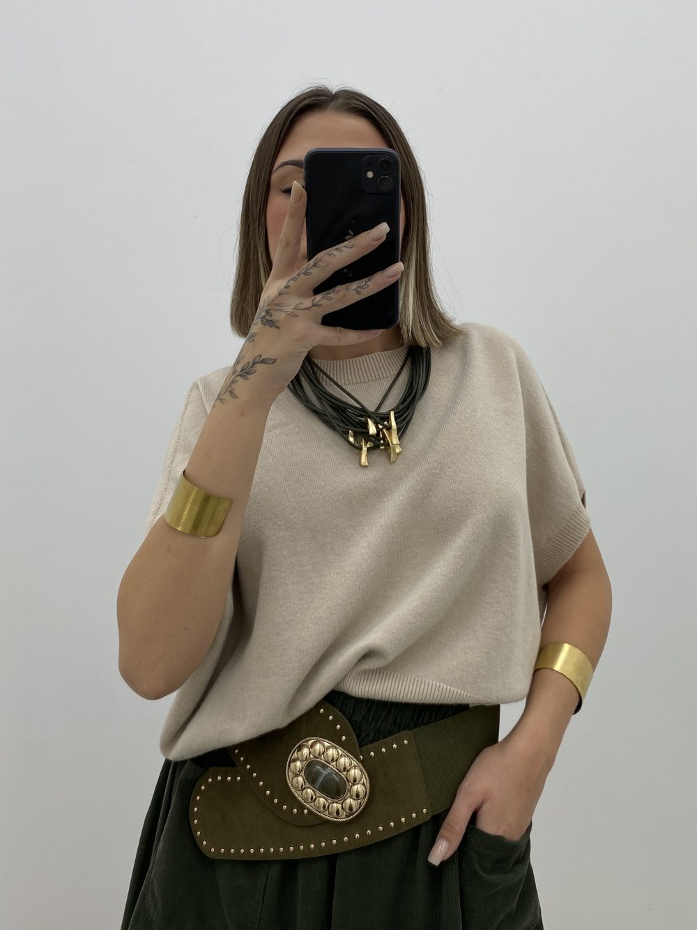 JERSEY PUNTO BEIGE