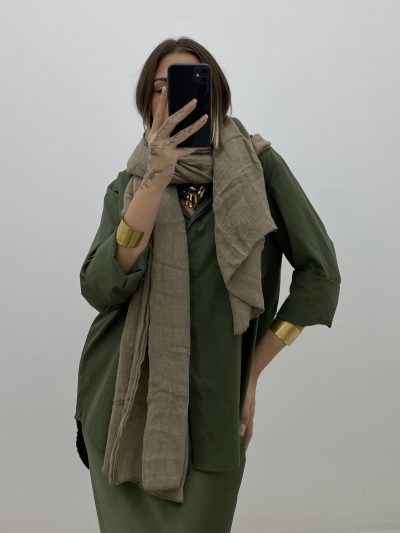FOULARD TAUPE