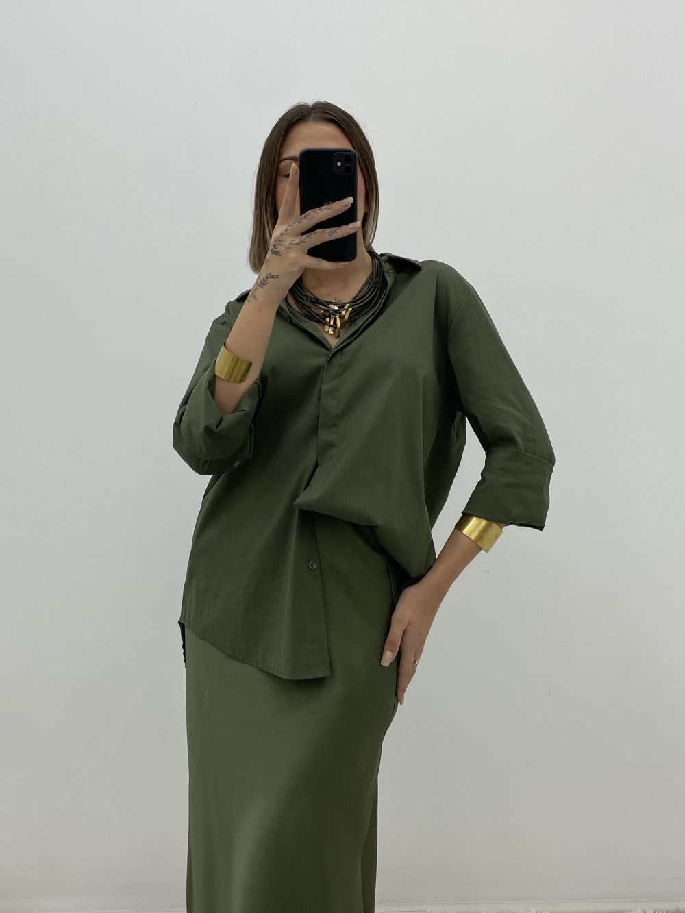 CAMISA GALA KAKI