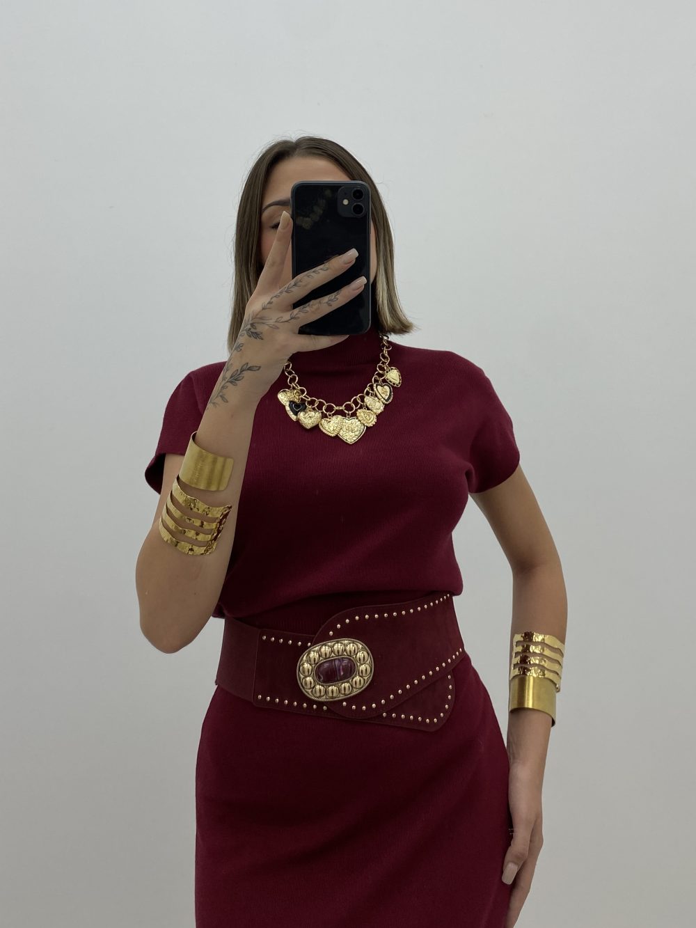 CONJUNTO FALDA GRANATE - Imagen 4