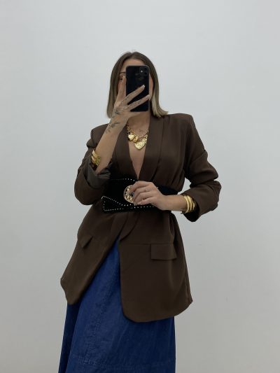 Alternative view of BLAZER MARRÓN