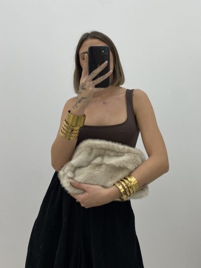 Alternative view of BOLSO PELO BEIGE