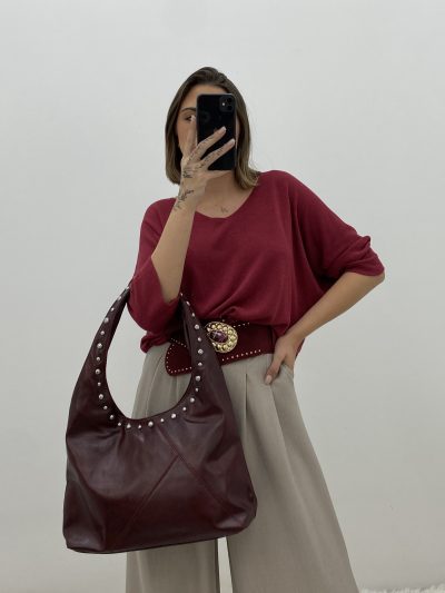 BOLSO REMACHE GRANATE
