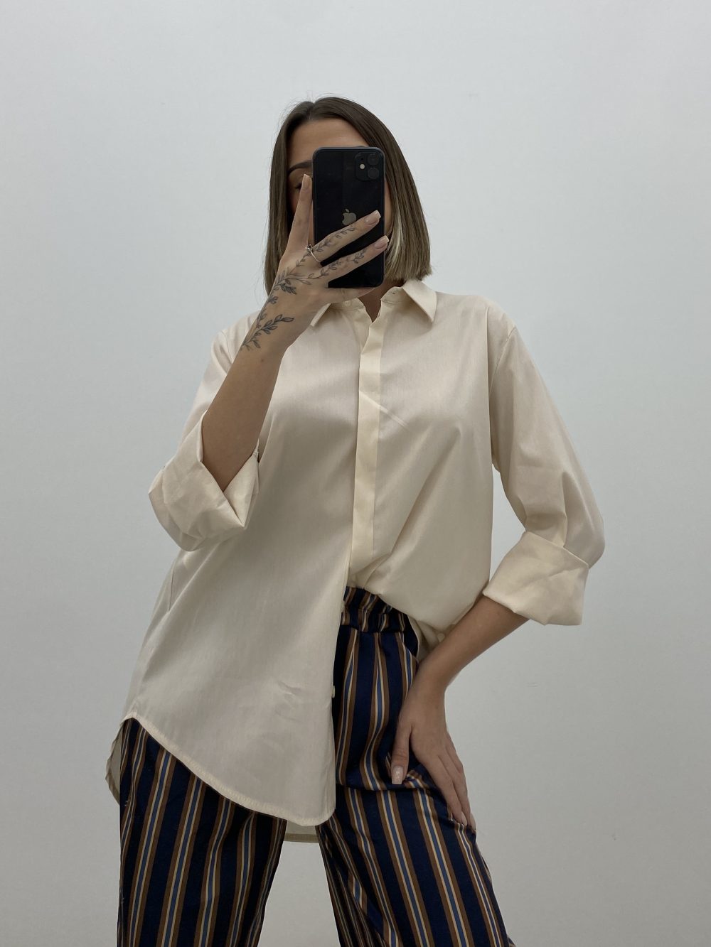 CAMISA GALA BEIGE