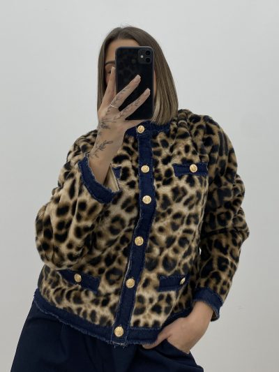CHAQUETA PELO PRINT