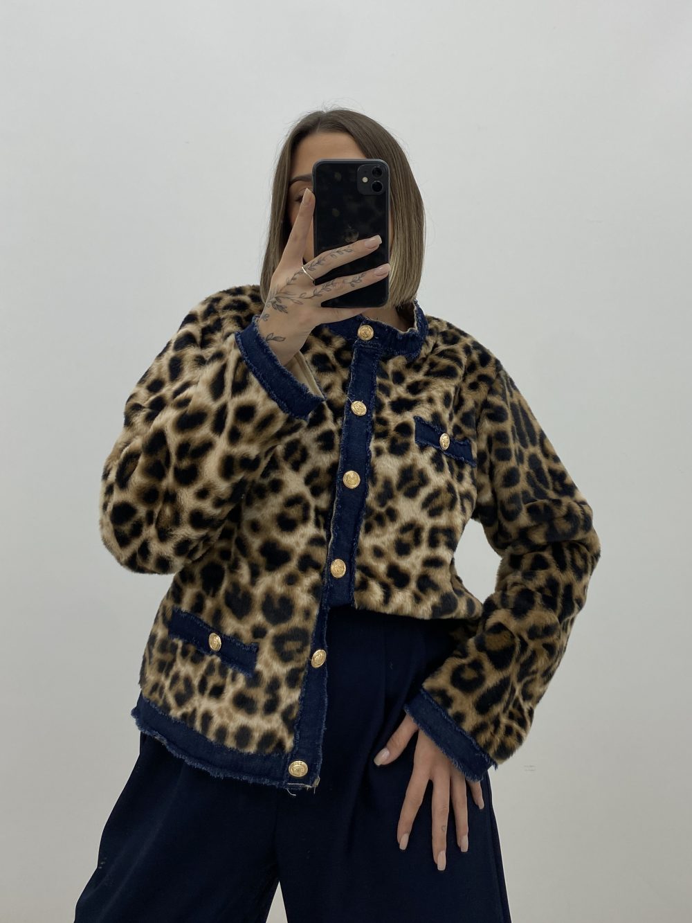 CHAQUETA PELO PRINT - Imagen 2