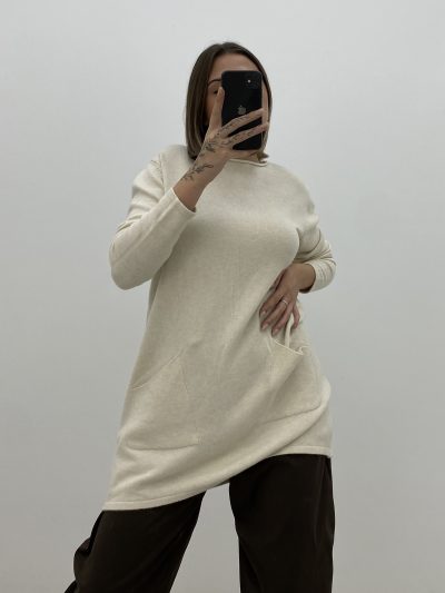 Alternative view of JERSEY LARGO BEIGE