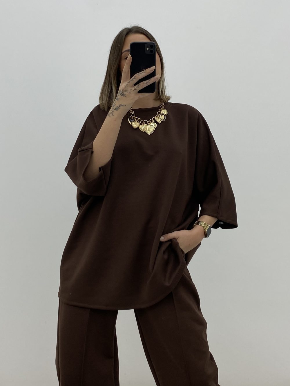 CONJUNTO COMFY MARRÓN - Imagen 4