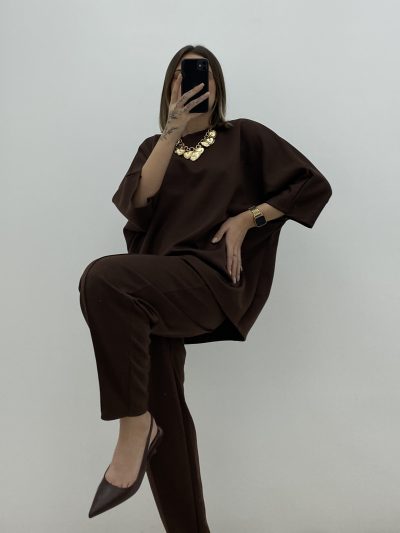 CONJUNTO COMFY MARRÓN