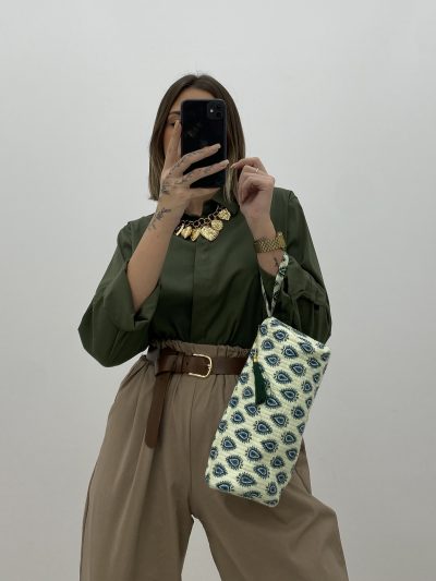 NECESER ACOLCHADO VERDE REDONDO G