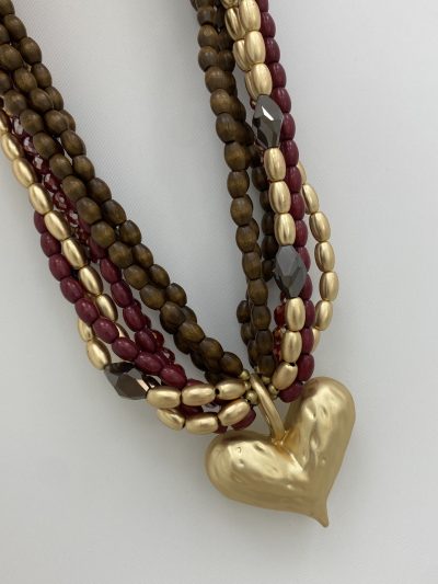Alternative view of COLLAR VUELTAS CORAZÓN