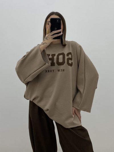 Alternative view of SUDADERA SOHO CAMEL
