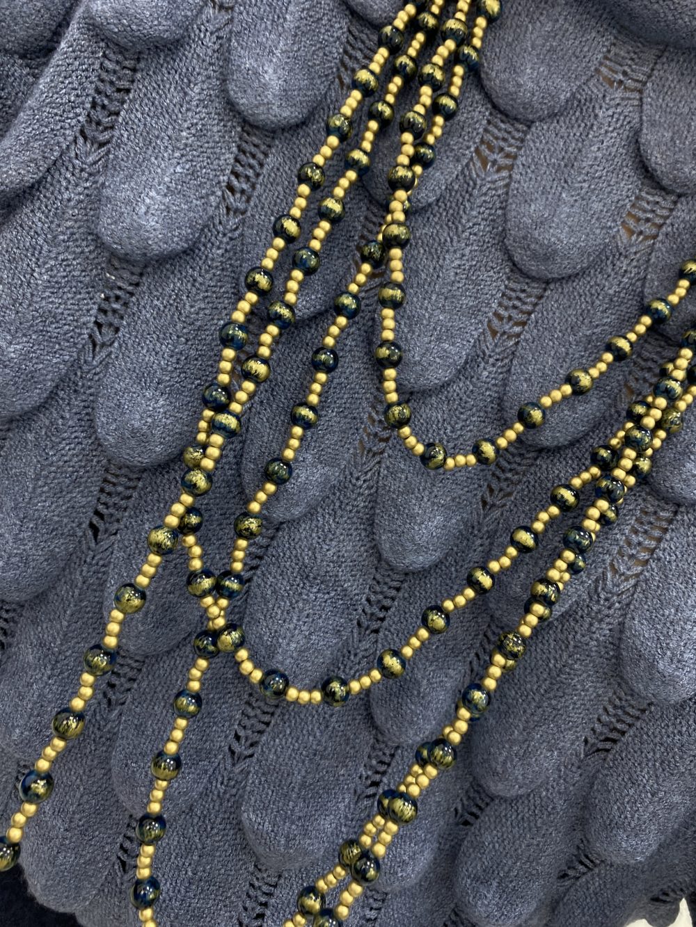 COLLAR VUELTAS MARINO - ORO