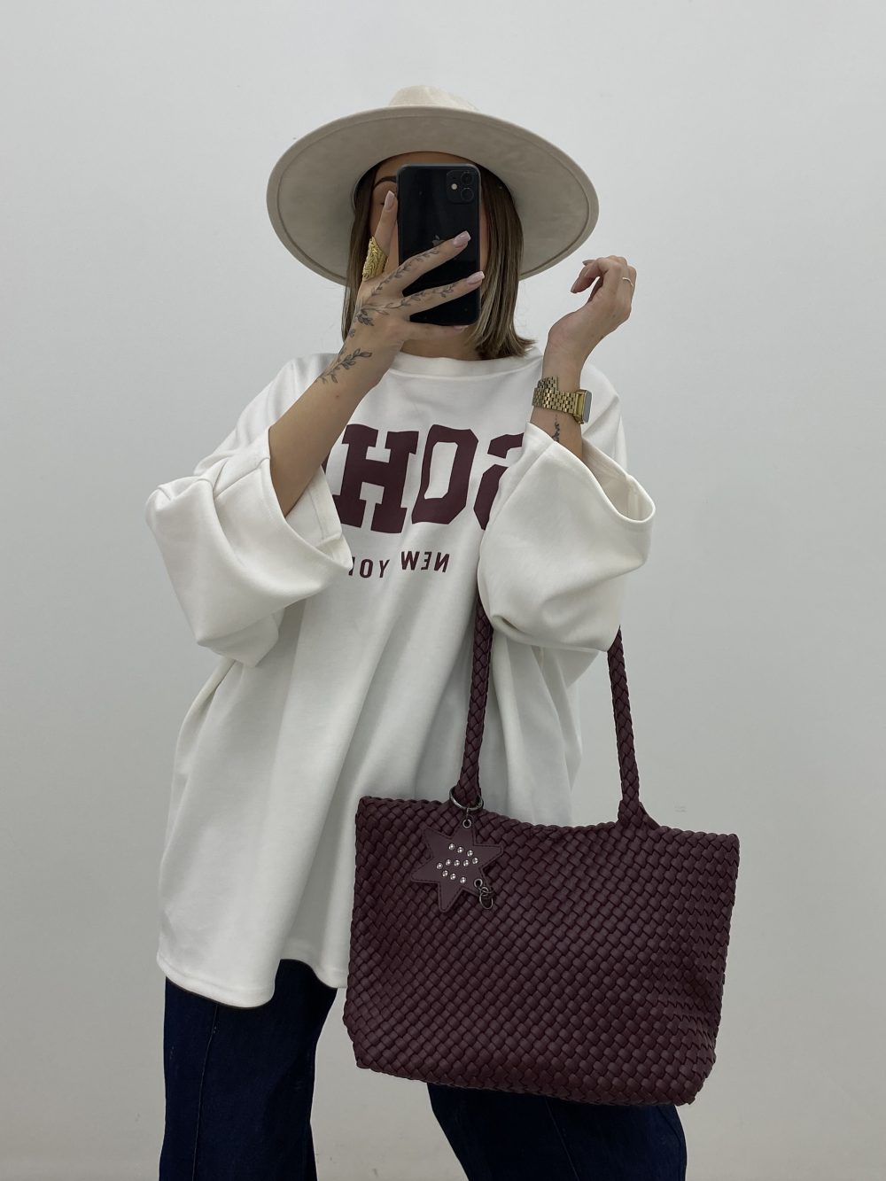 SUDADERA SOHO BLANCO ROTO - Imagen 2