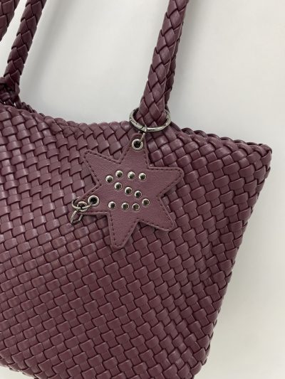 Alternative view of BOLSO TRENZADO BURDEOS