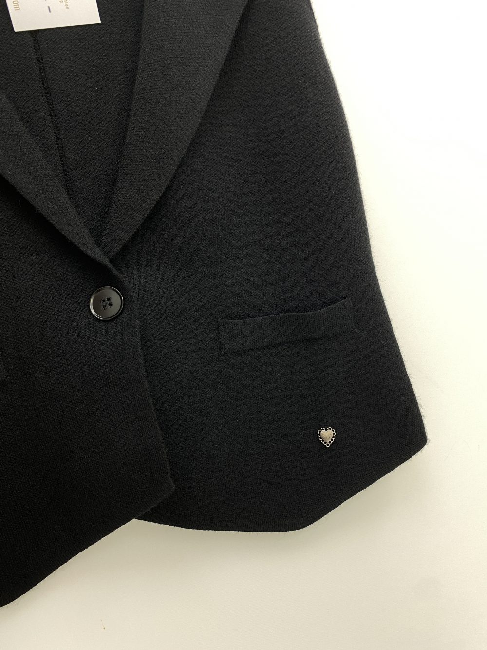 CHALECO PUNTO PRIETO NEGRO - Imagen 3