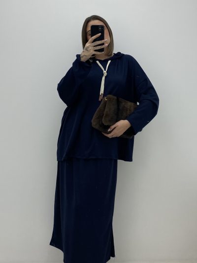 CONJUNTO FALDA PUNTO MARINO