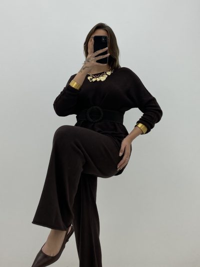 CONJUNTO DORIS MARRÓN