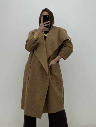 ABRIGO CLOE LARGO CAMEL