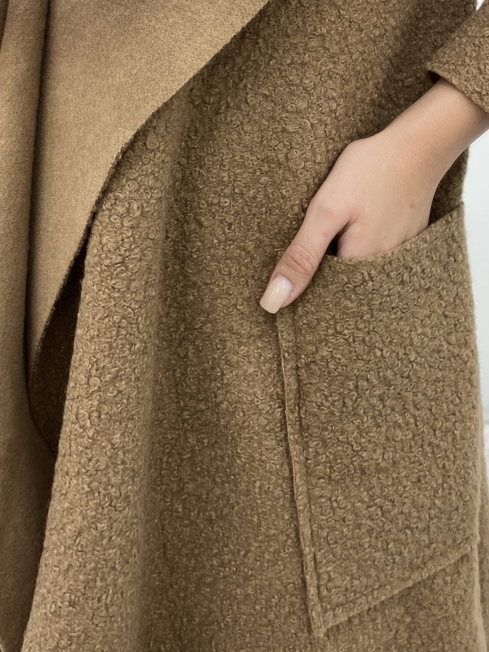 ABRIGO CLOE LARGO CAMEL - Imagen 4