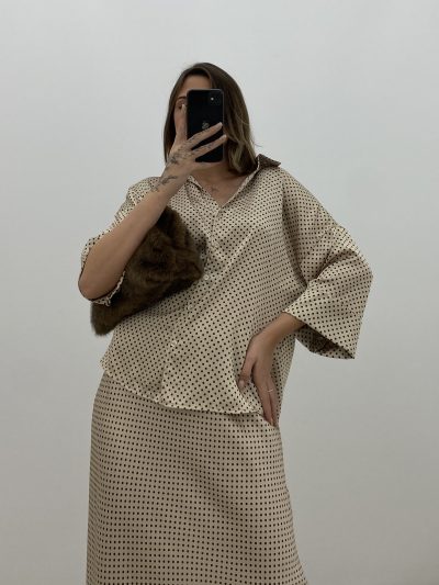 Alternative view of BLUSA TOPITOS MARRÓN