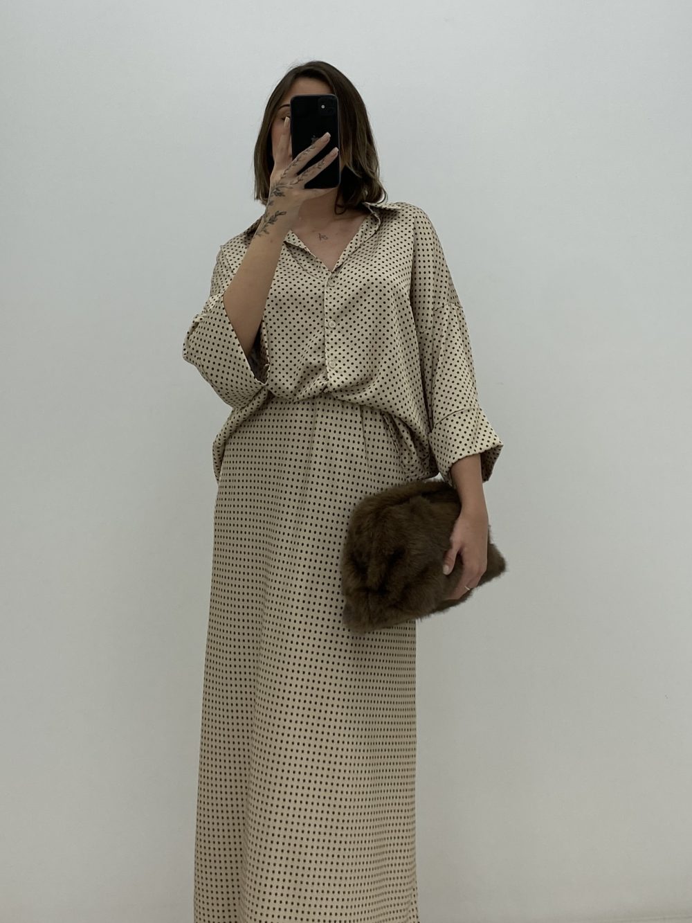 BLUSA TOPITOS MARRÓN - Imagen 3