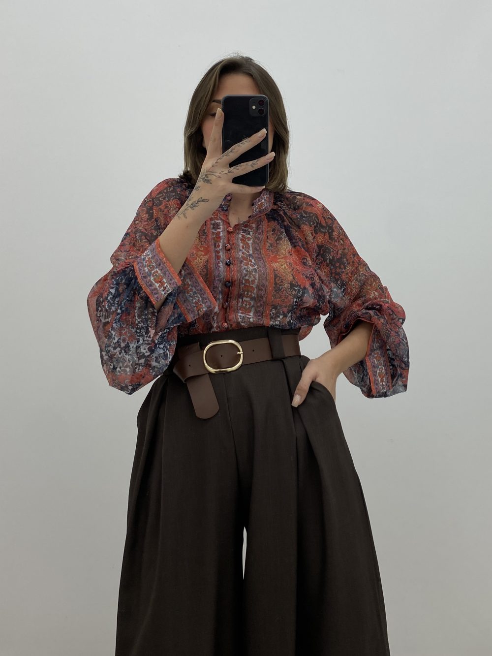 BLUSA CACHEMIR GRANATE - Imagen 3