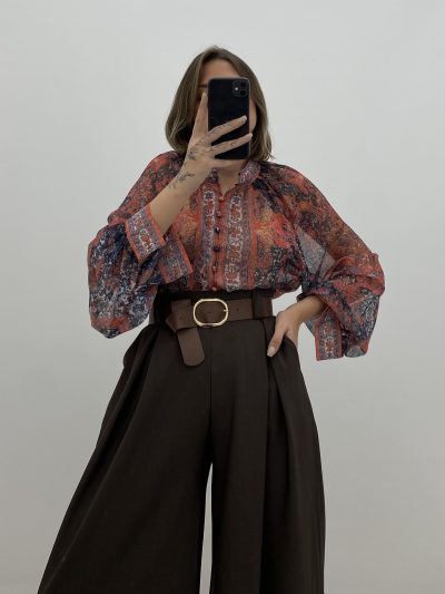 BLUSA CACHEMIR GRANATE