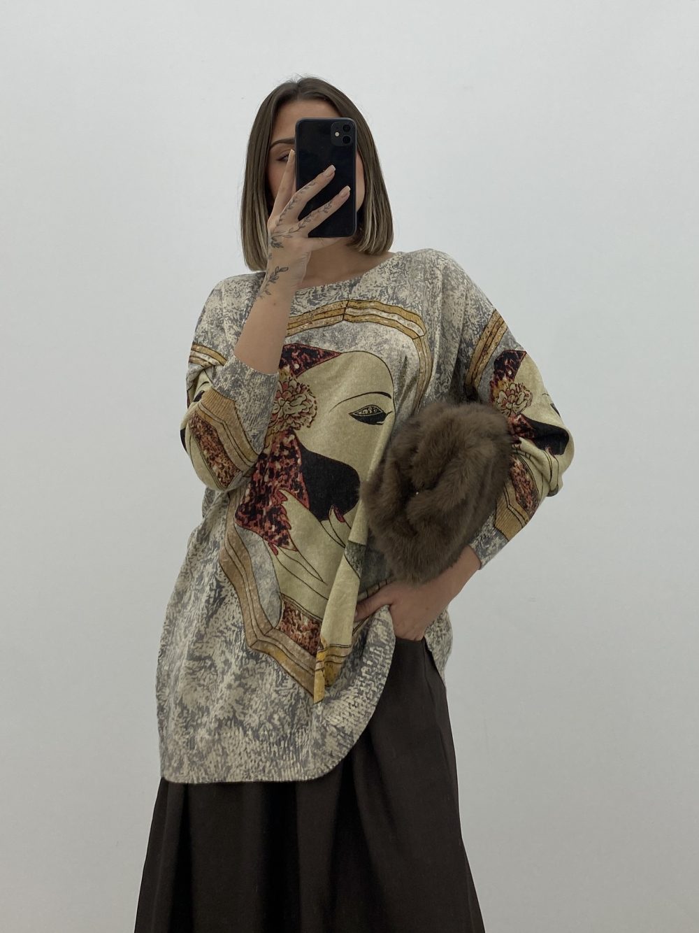 JERSEY ESTAMPADO SEÑORA FLOR - Imagen 2