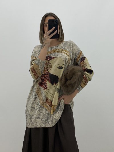 Alternative view of JERSEY ESTAMPADO SEÑORA FLOR