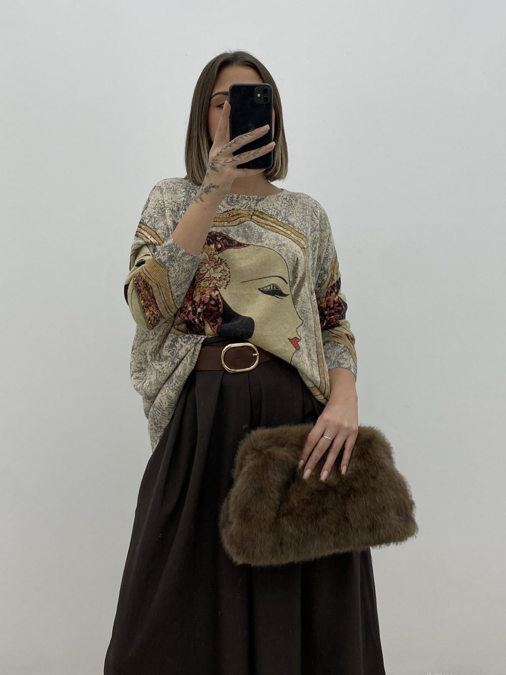 JERSEY ESTAMPADO SEÑORA FLOR - Imagen 3