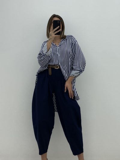 PANTALÓN GLOBO MARINO