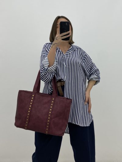 BOLSO REMACHE ASAS GRANATE