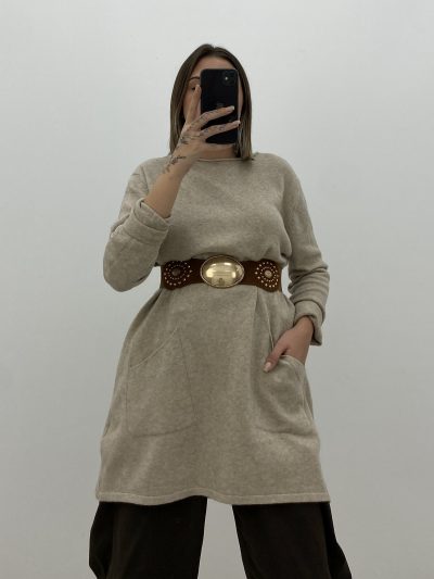Alternative view of JERSEY LARGO TAUPE