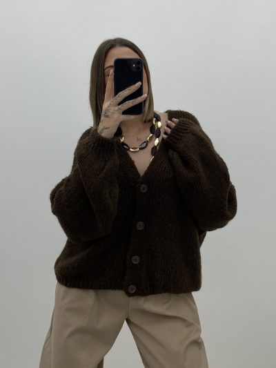 Alternative view of CHAQUETA AMOR MARRÓN