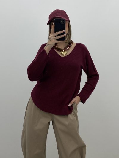 Alternative view of JERSEY DORIS PICO GRANATE