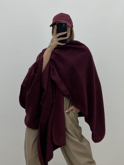 Alternative view of CAPA CRUZADO GRANATE